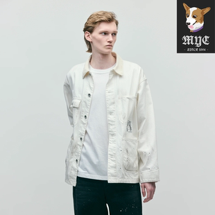 WASHED COVERALL JACKET 25AW NEIGHBORHOOD 做旧夹克外套