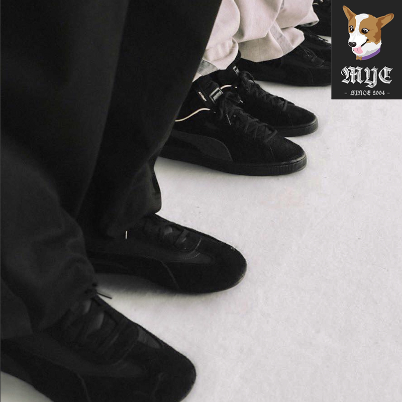 PUMA X ATTEMPT 彪马联名经典黑色低帮赛车鞋生活休闲鞋409024-01