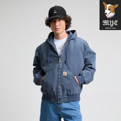 Carhartt WIP OG Active Jacket 宽松方形标签螺纹袖口拉链夹克