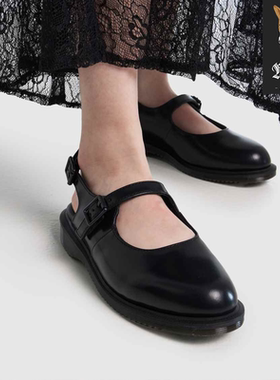 DR. MARTENS马丁MADALINE 女款皮革百搭休闲厚底玛丽珍 42132001
