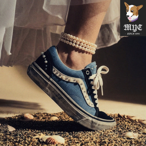 范斯VANS Old Skool 经典百搭低帮街头帆布板鞋 VN000E8VYA6