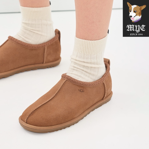 UGG TASMAN DECONSTRUCTED 皮革圆头低帮薄底休闲一脚蹬 1177490