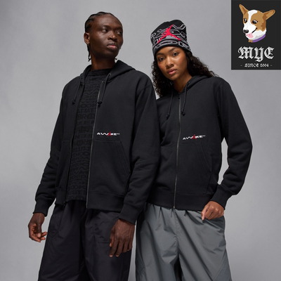 耐克Jordan x AWAKE NY 联名款印花T恤连帽卫衣外套上衣 IB7289