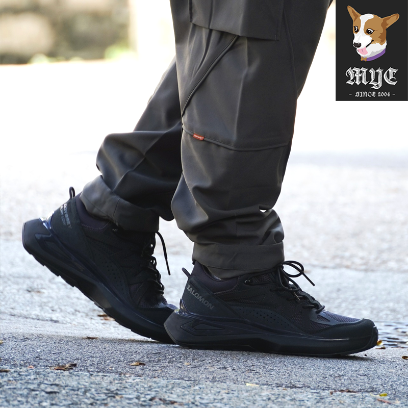 萨洛蒙Salomon ODYSSEY ELMT LOW 全黑低帮减震休闲运动鞋 473766