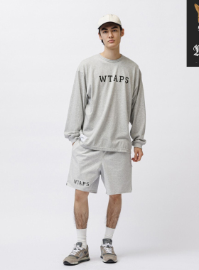 WTAPS ACADEMY/SWEATER/COTTON刺绣印花字母圆领T恤卫衣 25SS