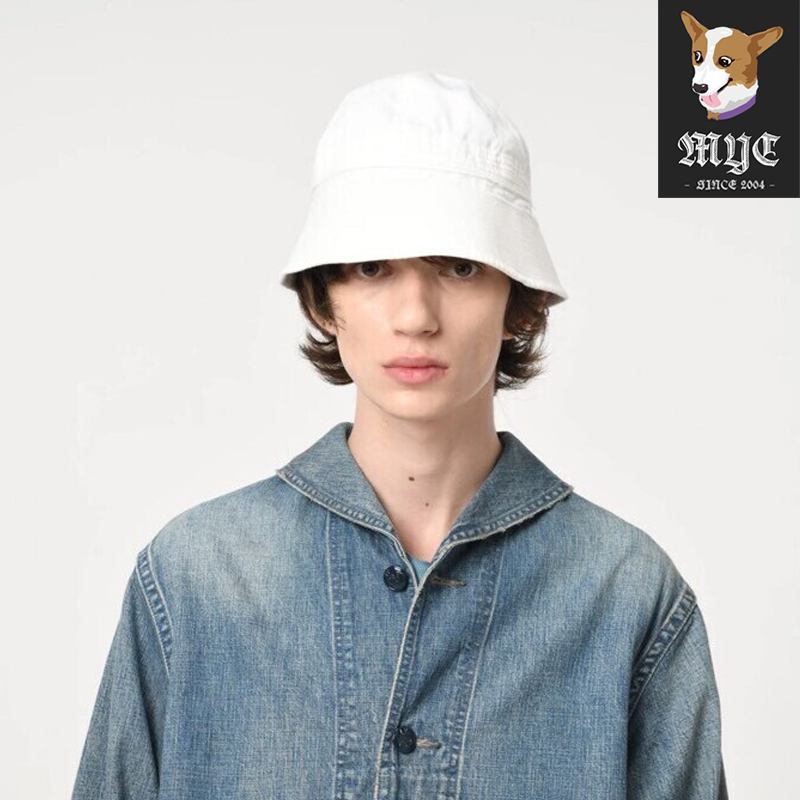 折扣BOWWOW USN SAILOR HAT 纯色夏季沙滩遮阳防晒渔夫帽 25SS