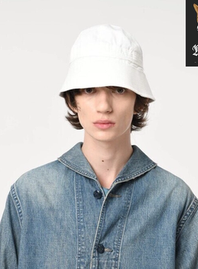 折扣BOWWOW USN SAILOR HAT 纯色夏季沙滩遮阳防晒渔夫帽 25SS