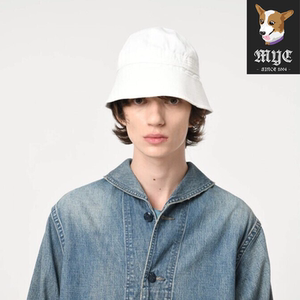 折扣BOWWOW USN SAILOR HAT 纯色夏季沙滩遮阳防晒渔夫帽 25SS