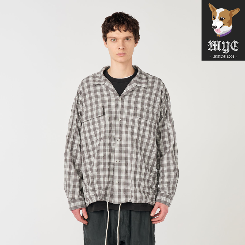 NANAMICA Palaka Check Shirt 格纹开领复古宽松长袖衬衫 26SS