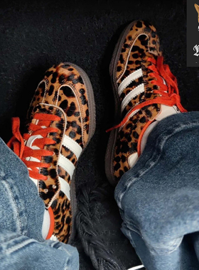 阿迪达斯Adidas Samba男女T头马毛复古休闲薄底德训板鞋KI6674