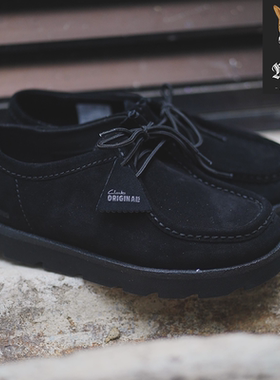 其乐Clarks eare Walla 复古百搭纯色厚底男款休闲鞋26182841