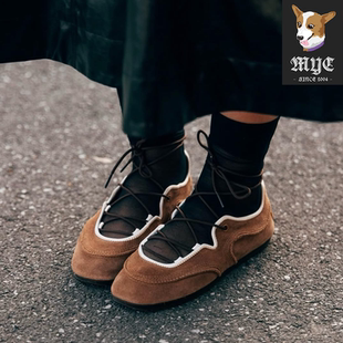 UGG QUILL BALLET SNEAKER 女子绒面绑带奎尔芭蕾休闲单鞋1184790