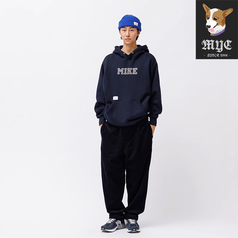 【折扣】WTAPS ACADEMY / HOODY / COTTON学院派字母套头帽衫24FW