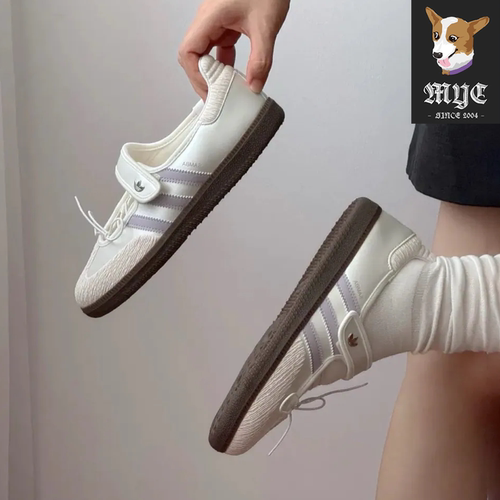 阿迪达斯Adidas SAMBA JANE 女款舒适魔术贴玛丽珍休闲鞋 KJ3785