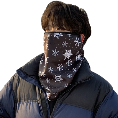 秋冬韩版百搭加厚围脖潮骑车滑雪
