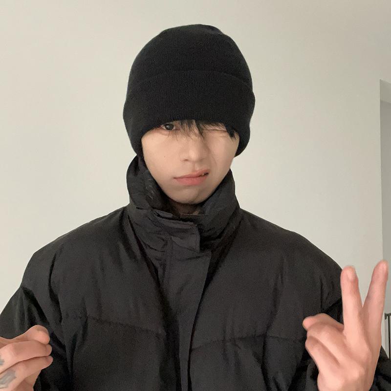 2024新款冷帽针织帽大头围显脸小