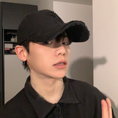 大头围帽子男款 2024男生 新款 春夏季 硬半顶鸭舌帽男潮牌棒球帽男士