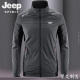 上衣服潮流宽松休闲薄外套 户外大码 JEEP吉普运动夹克男春秋季 新款