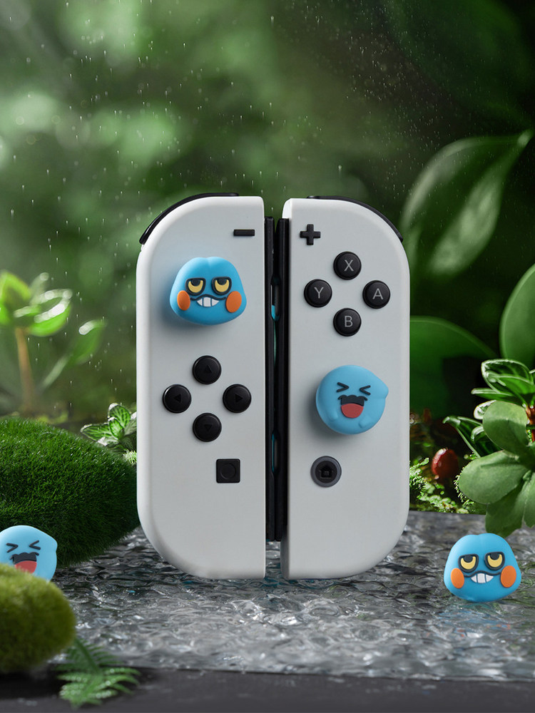 닌텐도 스위치 로커 캡 OLED 게임 콘솔 키 캡 로커 커버 NS  물론이죠 웽 나쁜 개구리