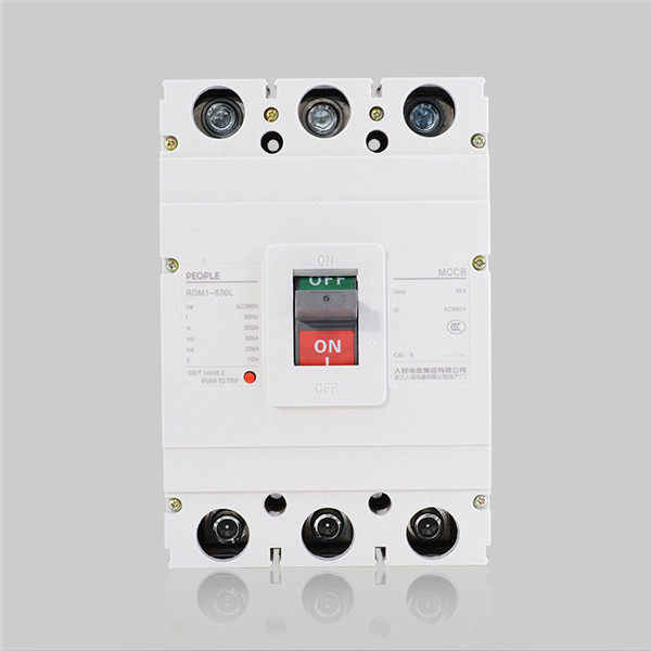 M人民塑料外壳断路器Rdm1空气开关100A空气开关160A250A400A三相3