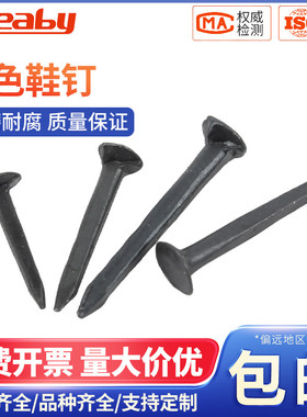 黑色鞋钉方形小铁钉小号木工板秋皮钉三角钉尖钉修订迷你补鞋钉子