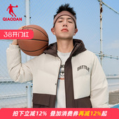 运动外套QDAGM3254130 乔丹羽绒服男宽松加厚连帽春季 商场同款