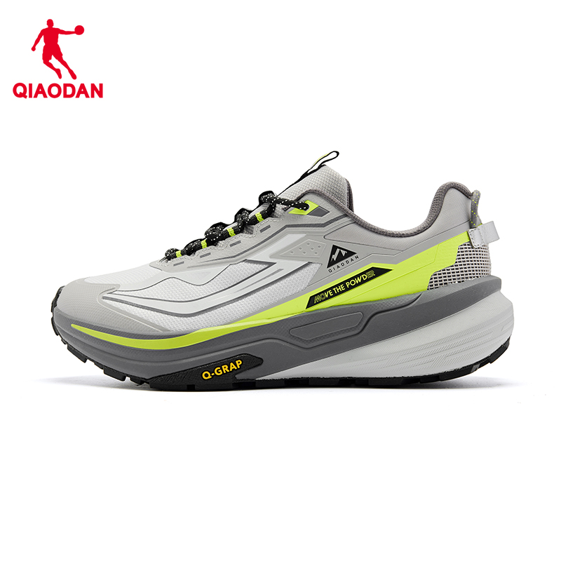 商场同款乔丹越嶺2.0男户外登山鞋防水网面越野鞋保暖运动跑步鞋