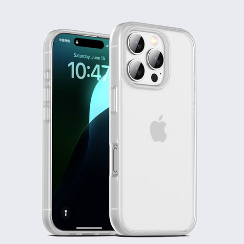 适用iPhone 16 Pro Max雾面磨砂肤感手机壳苹果15 Pro Max保护套屏幕镜头加高简约高级商务男女款亲肤保护壳