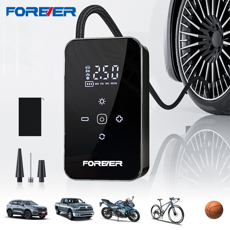 永久电动车车载无线充气泵便携汽车车用打气筒轿车轮胎快冲气充电