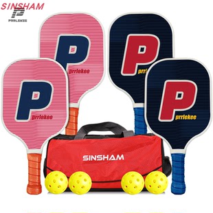 SINSHAM匹克球球拍常规碳纤拍11mm厚Pickleball新手球拍单拍带球