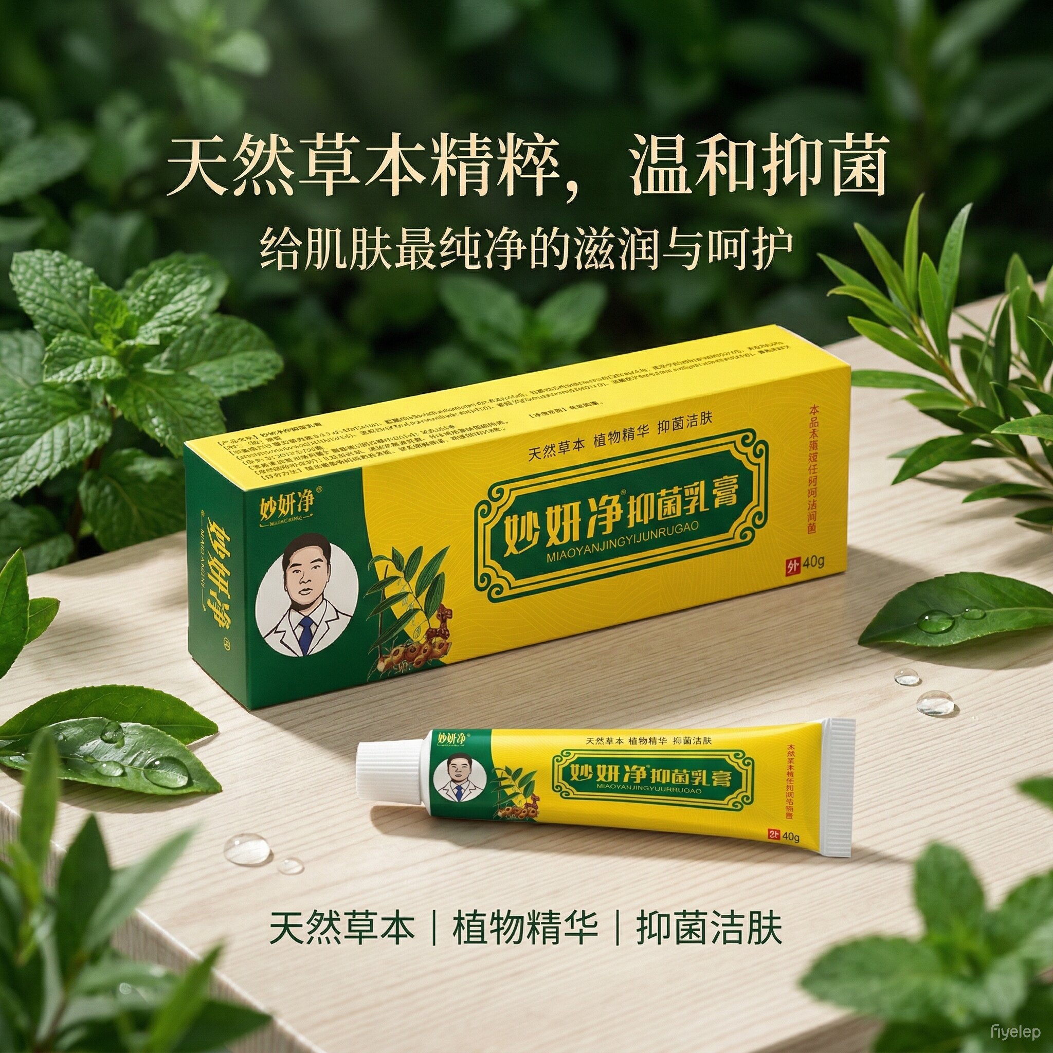 妙妍净40克成人抑菌乳膏