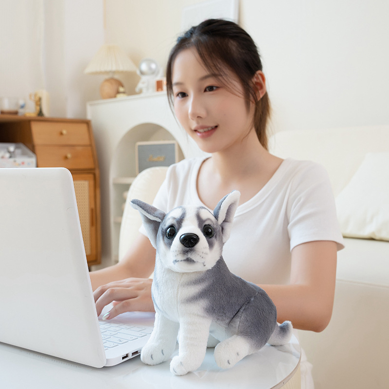 仿真狗狗公仔吉娃娃毛绒