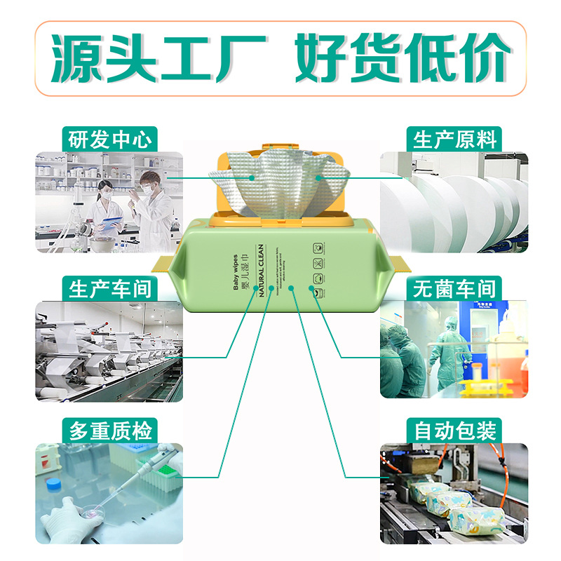 厂家碧c婴儿湿巾宝宝湿纸巾大包