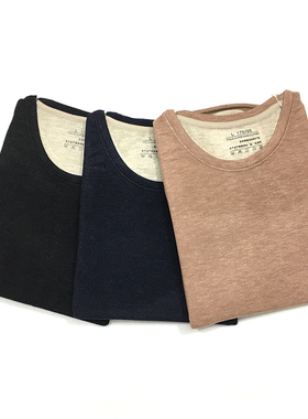 雅康保暖内衣男士套装冬季加厚双层羊毛蚕丝纯色打底秋衣秋裤8323