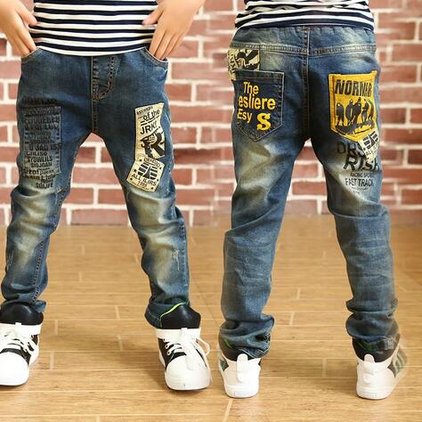 5 6 7 8 9 10 11 12 Years Children Jeans For Boys Clothing Sp