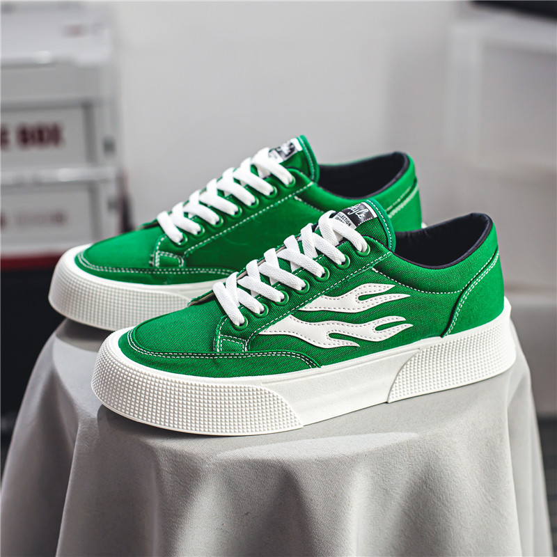 Fashion Green Men Shoes Classic Breathable Sneakers Men Ca