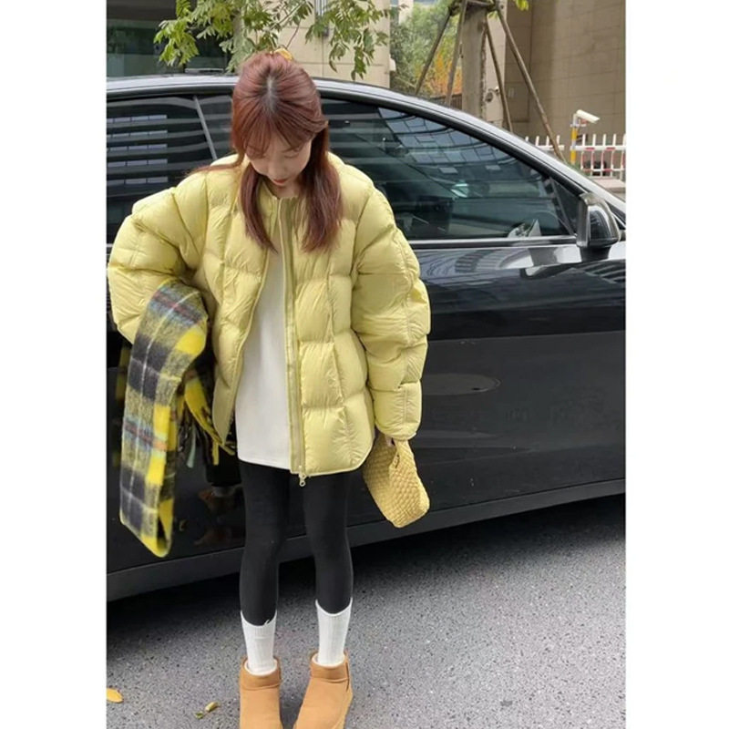 气质加厚保暖小个子宽松棉服