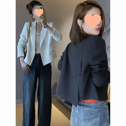 2026秋新款短款小个子西装外套