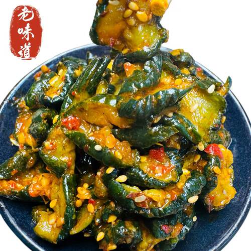 香辣黄瓜钱咸菜东北老式香辣泡菜黄瓜脆爽下饭菜200g韩氏泡菜