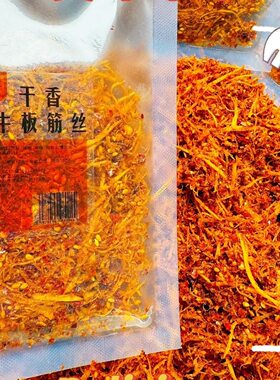 佳木斯特产老味干香牛板筋丝东北口味延边小吃甜辣味网红休闲零食