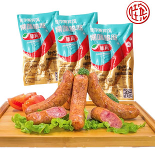 佳木斯宾馆红肠南味腊肠即时甜肠儿童肠纯肉香肠5袋包邮产地直发