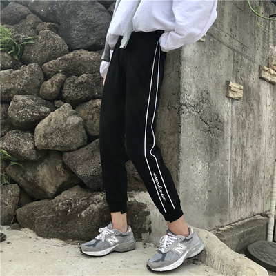 惹上冷殿下陈青青同款蹦迪裤子女ins潮搭配卫