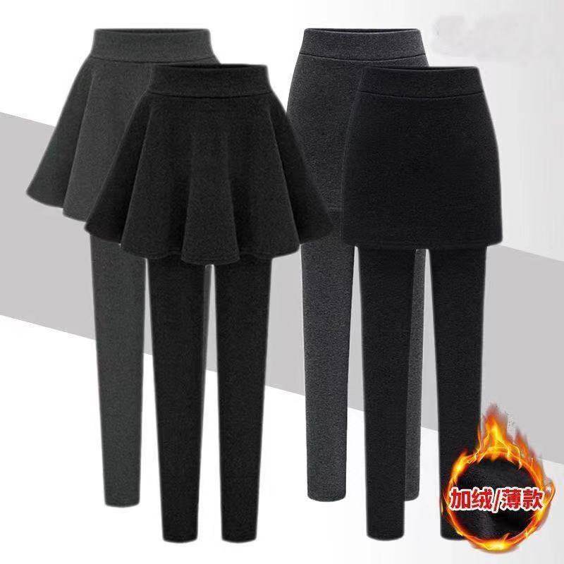 加绒加厚裙裤一体假两件套包臀打底裤2025秋冬新款外穿保暖长裤子,女装/女士精品,打底裤,淘宝优惠券,粉丝福利购,淘宝优惠卷