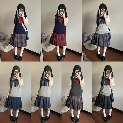 55CM/川岛私立jk制服裙长