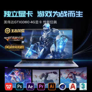 N95新一代1060显卡4G独立显卡英雄联盟魔兽学生游戏学习笔记本