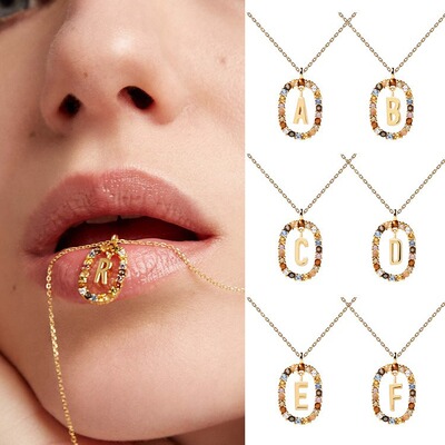 西班牙PdPaola字母纯银吊坠