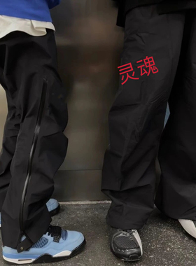 天花板!炸子鸡Zeta sl 21777防水冲锋机能裤硬壳半拉链男女户外新