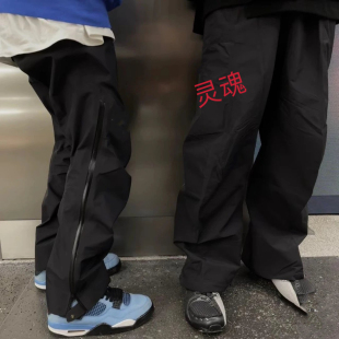 21777防水沖鋒機(jī)能褲 天花板 炸子雞Zeta 硬殼半拉鏈男女戶(hù)外新