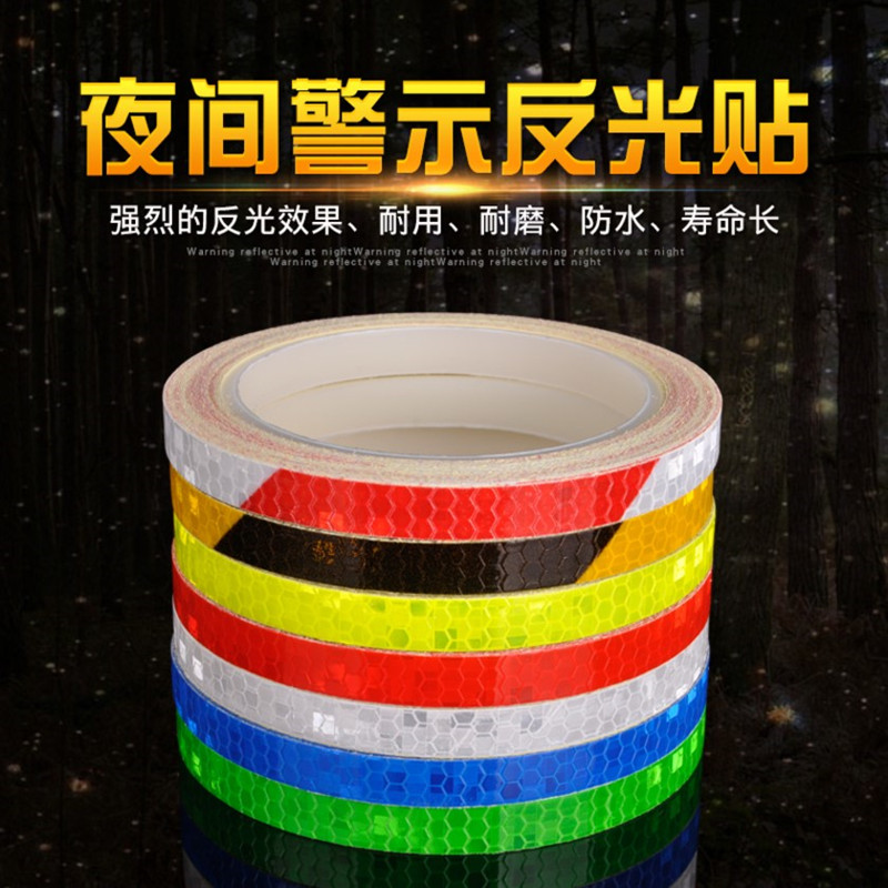 Xe đạp dải phản quang dán xe đạp leo núi xe máy dán phản quang ô tô phát sáng dấu hiệu cảnh báo dán thiết bị đi xe yếm xe wave 50cc chân chống giữa xe dream