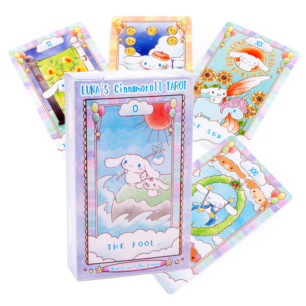 12X7玉桂狗塔罗牌 Luna's Cinnamoroll Tarot大耳狗塔luo牌